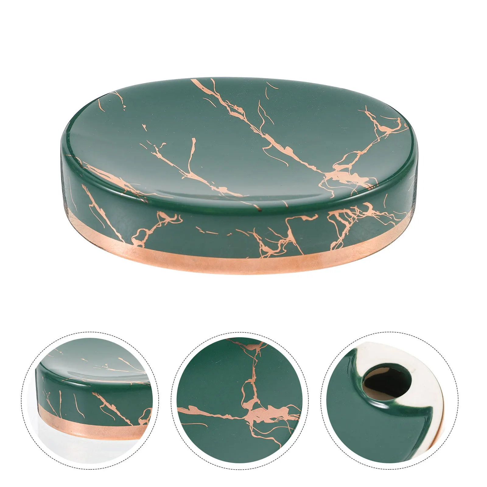 

Premium Ceramic Soap Holder Light Weight Container Home Toilet Accessory Beautiful Gift Idea Soap Case