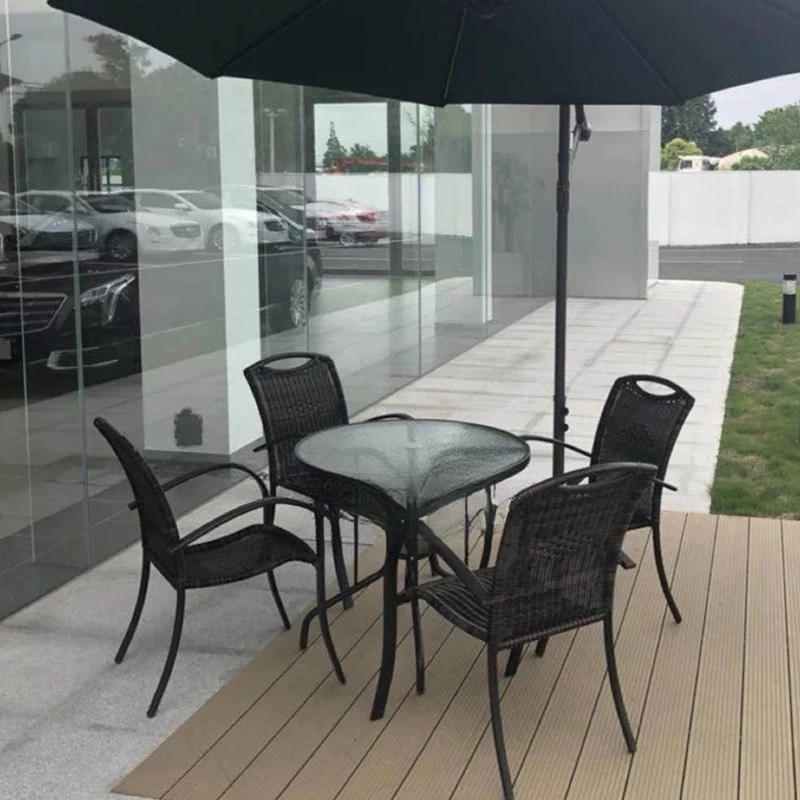 

Nordic Outdoor Table and Chair Indoor and Outdoor Terrace Outdoor Leisure Table and Chair Villa