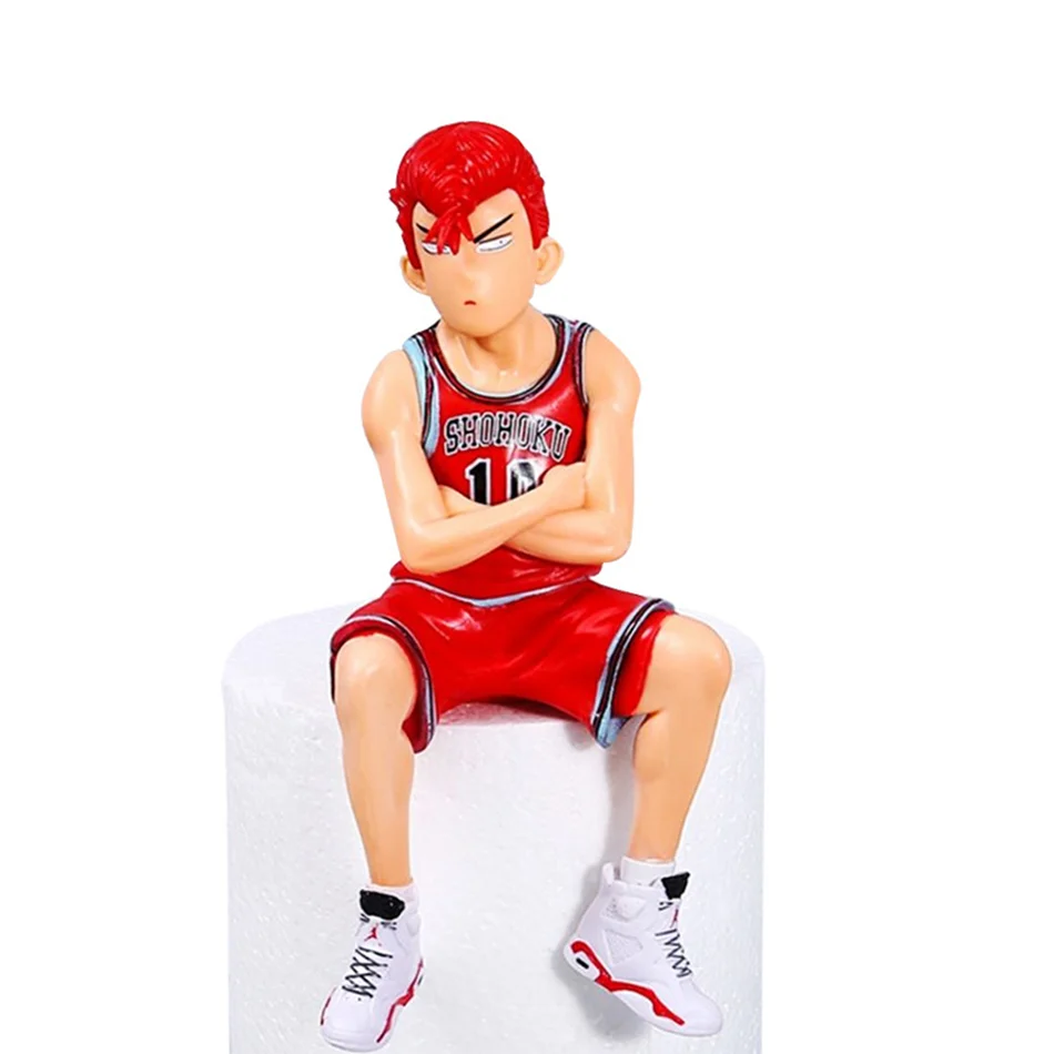 جديد 15 سنتيمتر أنيمي البطولات الاربع دونك Sakuragi Hanamichi أرقام Rukawa Kaede نموذج اللعب سيارة سطح المكتب زخرفة السيارات الديكور الداخلي الهدايا