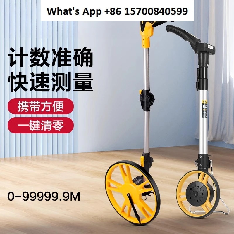Rangefinder Roller Ruler Wheel Type Hand Inference Range Wheel Mechanical Roller Electronic Digital Display Measuring Ruler Tool