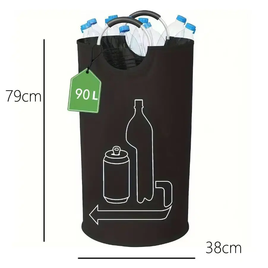 New Oxford cloth foldable aluminum portable dirty clothes basket bottle storage basket waterproof dirty clothes basket bath