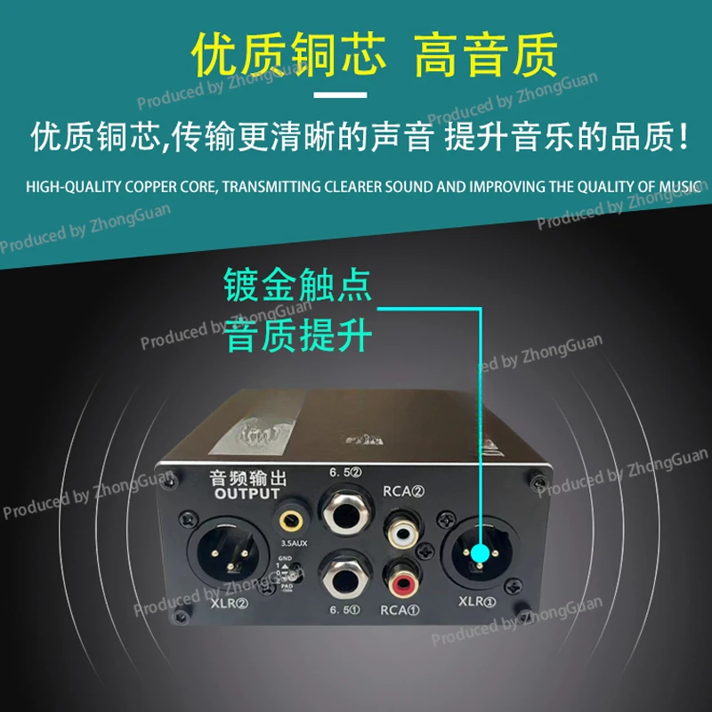 LL Professional Audio Isolator Audio Current Sound Canceller Bottom Noise Common Noise Reduction Anti-interference Filter