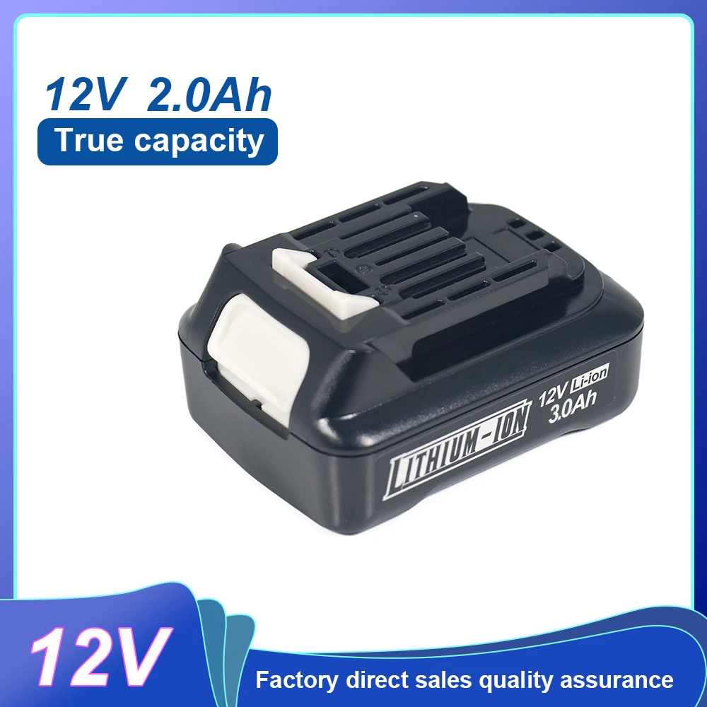 

For Makita 12V 2.0Ah/2000mah， BL1021B BL1020 Rechargeable Battery Replacement BL1016 BL1015 BL104 DF331D Power Tools Battery