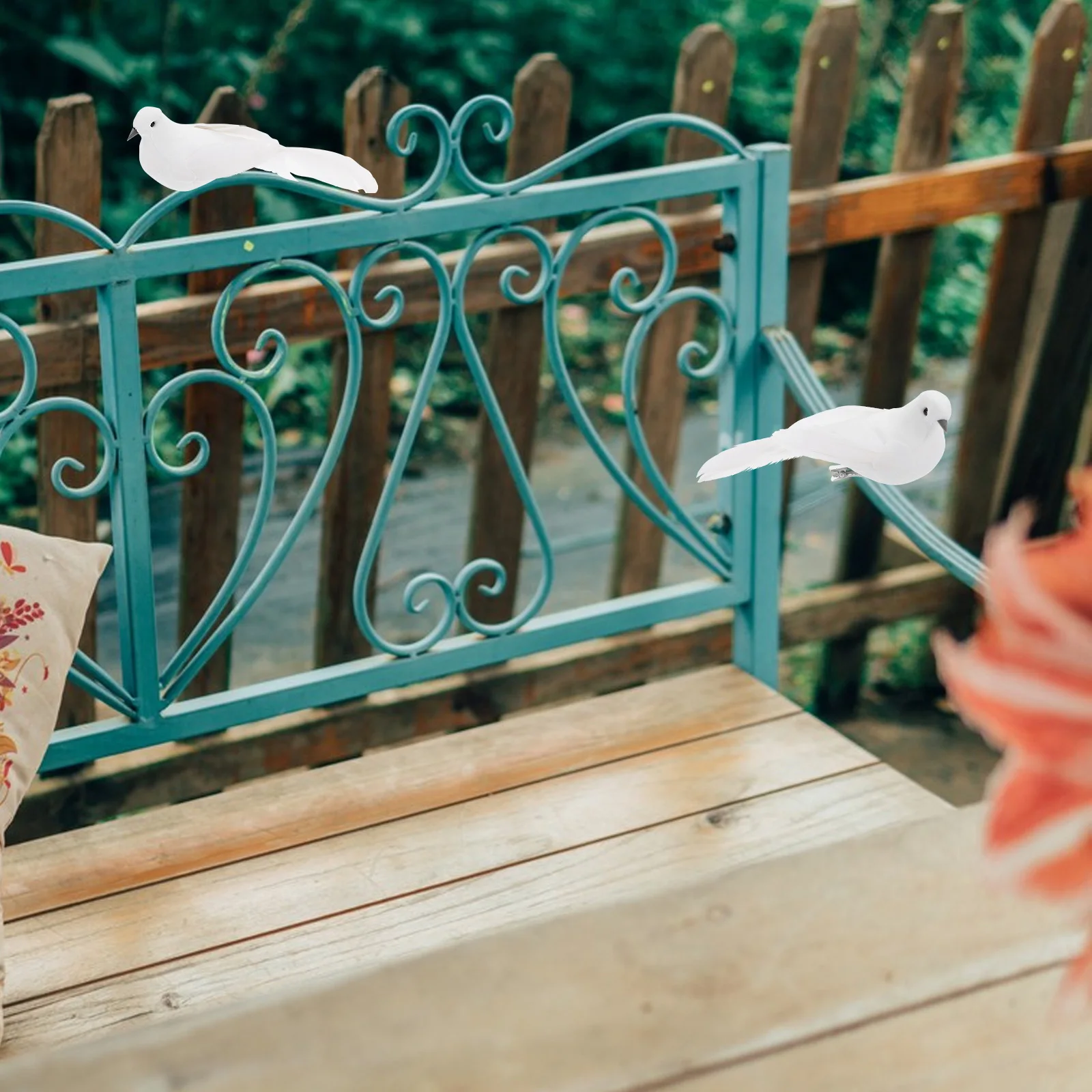 

12Pcs Decorative Pigeons Realistic Simulation Birds for Indoor Outdoor Decor Garden Lawn Wedding Centerpieces Artificial