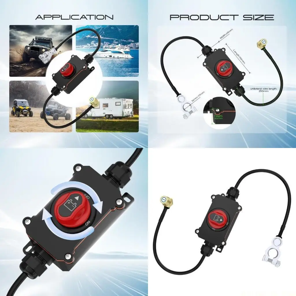 

J0MA Изолирующие выключатели батареи Отключение 12-24 В Отключение питания Изолирующие выключатели батареи Изолятор батареи для