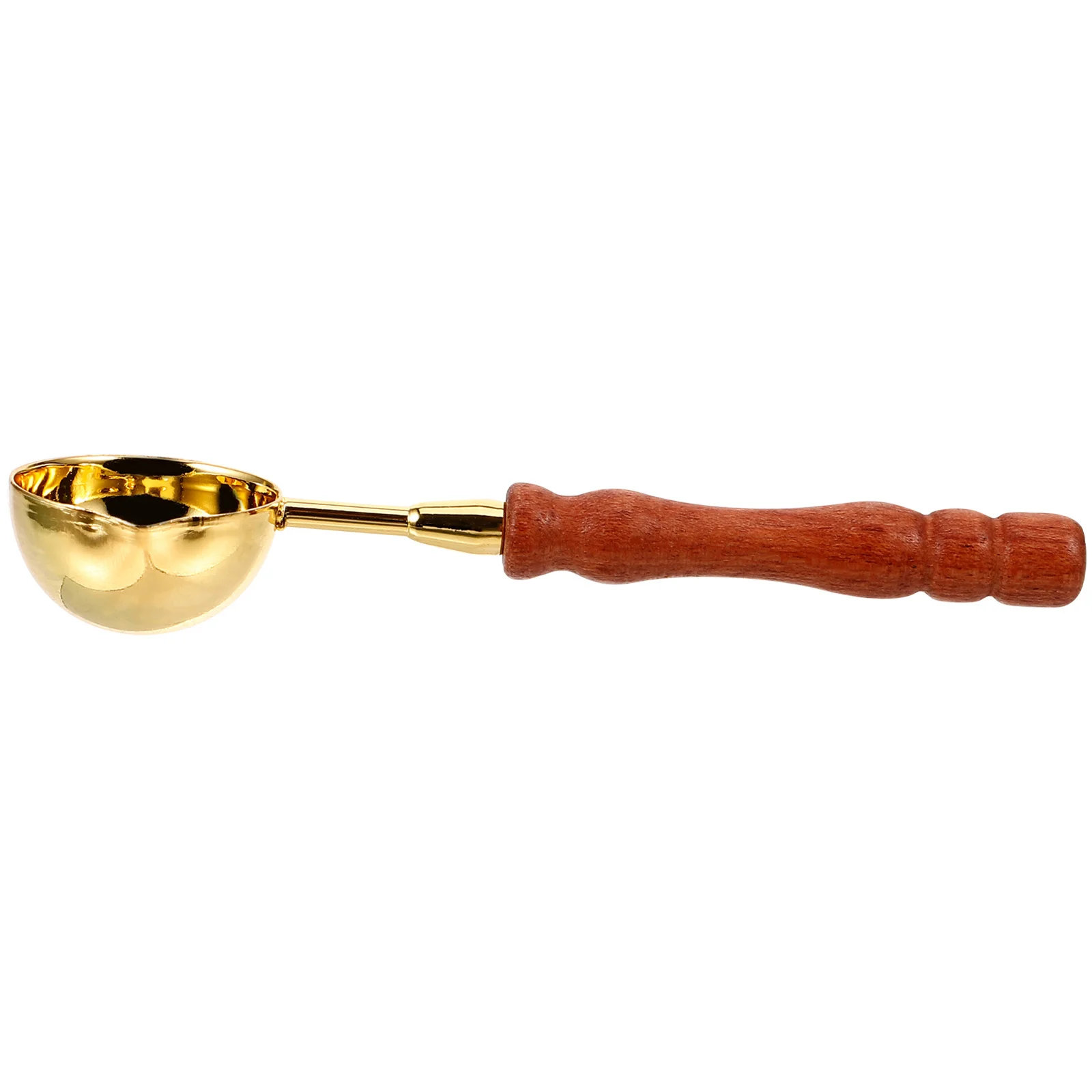 

Wooden Handle Wax Spoon for Sealing Wax Melting Vintage Style Envelope Seal Tool Portable Scoop for DIY Craft Projects