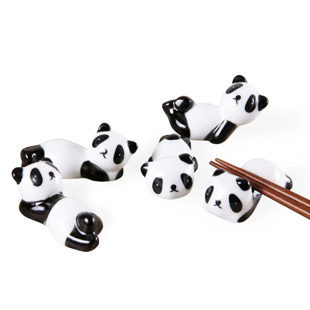 

Ceramic Chopsticks Holder St Cartoon Rack Creative Decorations Easy Clean Tableware Rest Beautiful Color Long Term