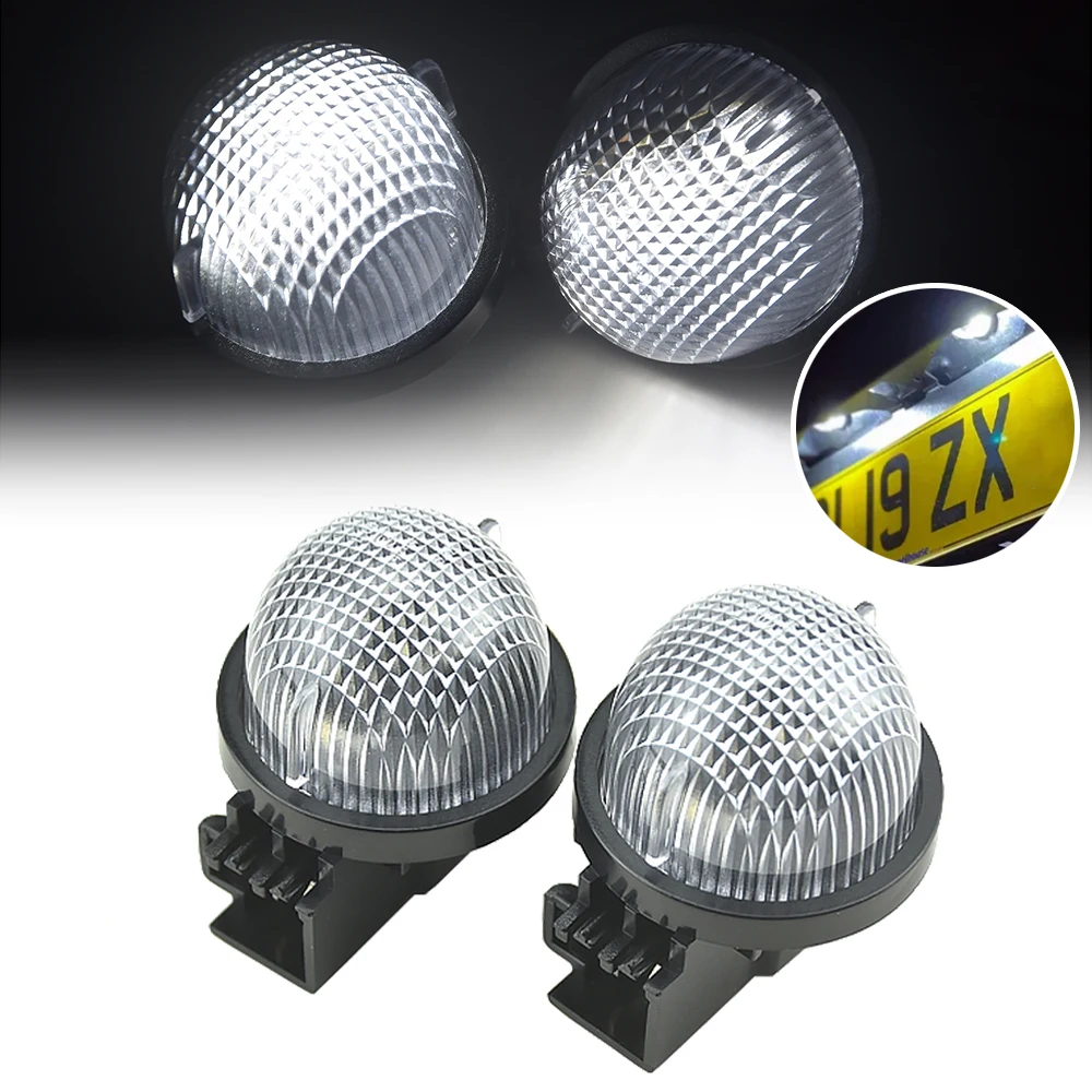 

2PCS LED License Plate Light For Suzuki Swift 3 Wagon Vitara Baleno Jimny Number Plate lights For Opel Agila 2000-2007