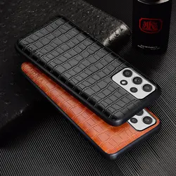 Luxury Crocodile PU Leather Case For Samsung Galaxy A72 A52 A42 A32 A22 Cover for Samsung Galaxy A23 A33 A53 A73 Slim Fit Case