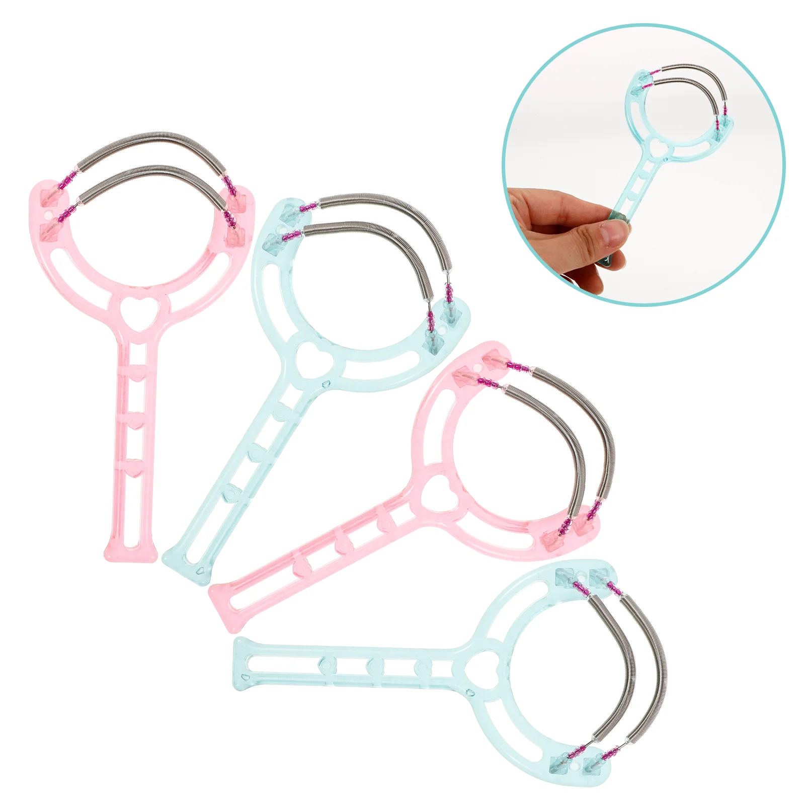 4 Pcs Hair Removal Tool Epilator The Face Roller Facial Cera Depilatoria Para Mujer