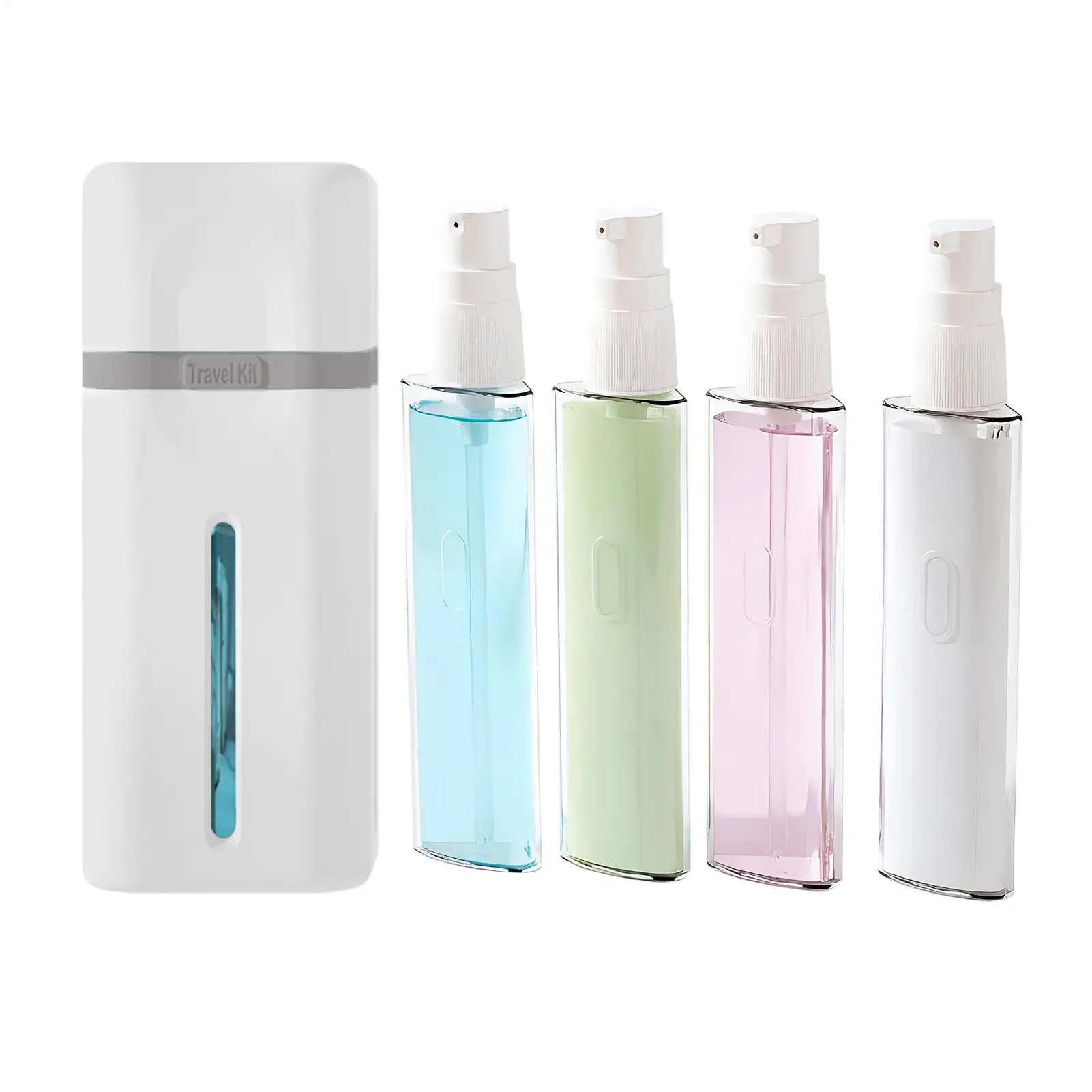 Travel Bottles For Toiletries Leak-Proof Toiletry Refillable Organizer Travel Shampoo Dispenser For Trip Vacation Cruise Camping