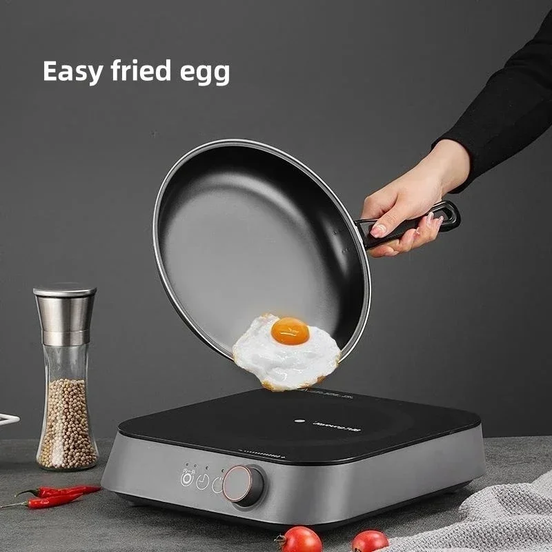 Small Non-stick Pan Egg Pancake Flat Base Non-stick Frying Pan Steak Small Oil Frying Skillet Household Kitchen Cookware