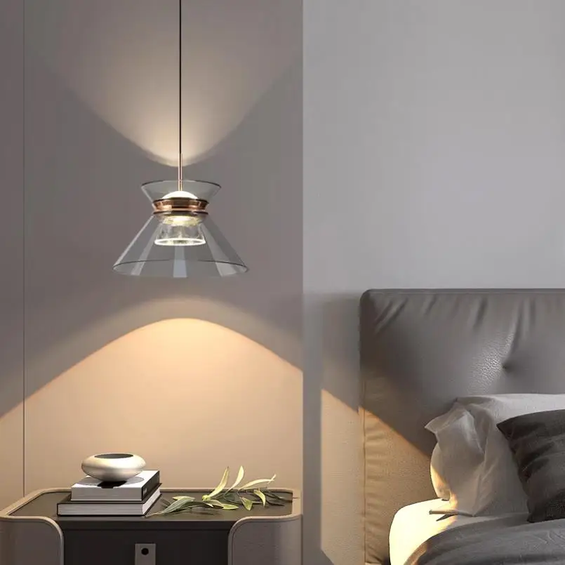 Modern LED Small Pendant Lamp For Bedside Dining Room Kitchen Island Bathroom Ceiling Decor suspensions luminaire