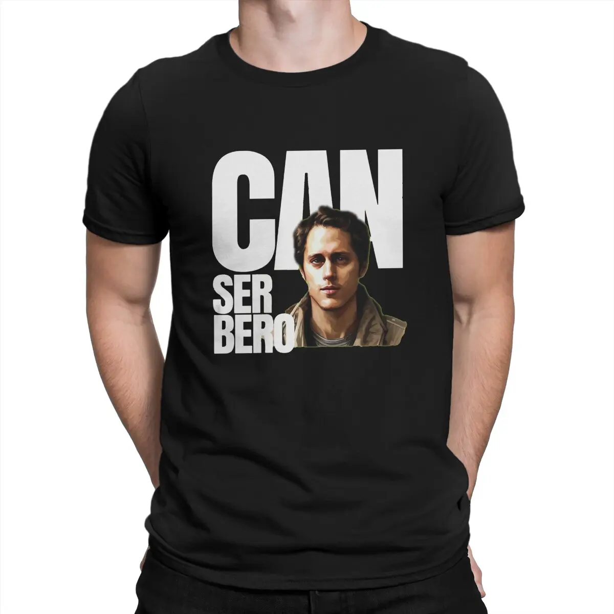 

Canserbero Newest TShirt for Men Hip Hop Round Collar Basic T Shirt Distinctive Gift Clothes OutdoorWear