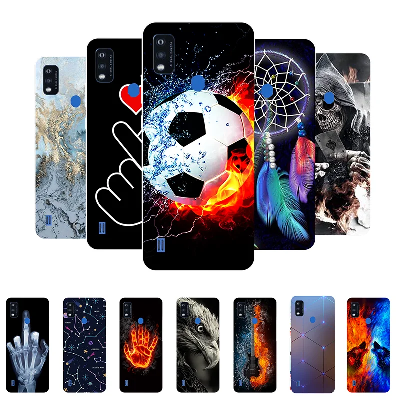 Para Funda ZTE Blade A51 Funda de fútbol carcasa trasera de silicona suave para ZTE Blade A71 A31 Funda de teléfono para ZTE Blade A51 Lite A 51 Fundas