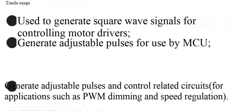 PWM-Pulsfrequenz- und Tastverhältnis-einstellbares Modul, Rechteckwellen- und Quadratwellen-Signalgenerator, Signal XY-LPWM – Detail 7