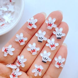 50Pcs New Cute Resin 11*12mm Cartoon Small Hand Series Flat Back Fit Phone Deco Parts abbellimenti per accessori per fiocchi per capelli