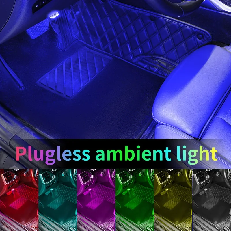 ZHIYU 1pc Car LED Touch Light, Auto Door Ceiling Roof Lamp, USB Rechargeable Wireless Sensor Interior Read Light