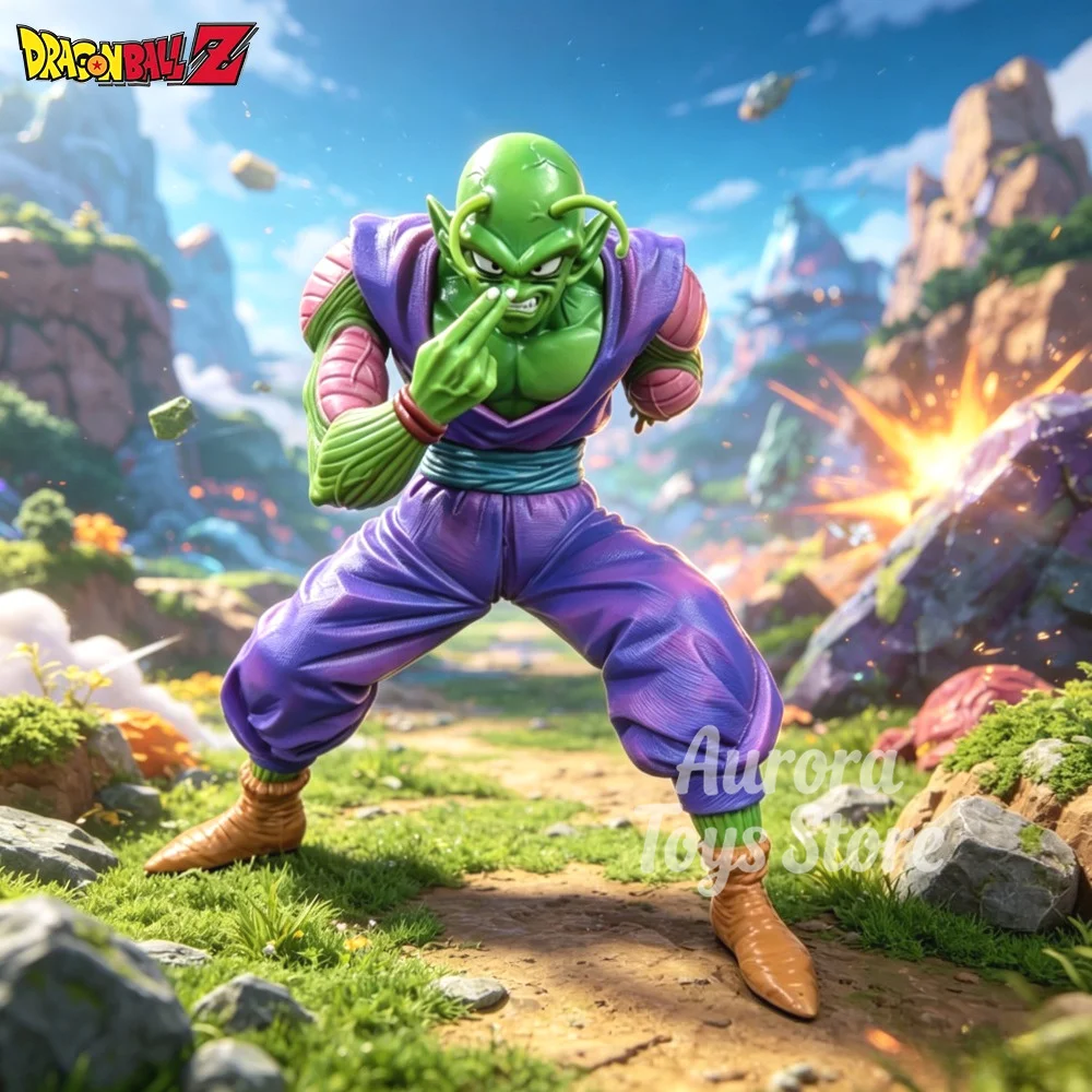 20cm/7,87 Zoll Anime-Figur mit abgeteilter Arm, Piccolo Dragon Ball Z Actionfiguren, PVC-Statue, Sammlerstück, Modellspielzeug, Geschenke