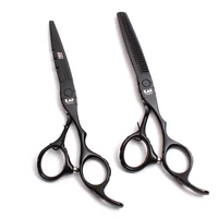 Tijeras de pelo profesionales rectas de acero inoxidable, tijeras de corte, borde de afeitar, peluquería afilada, adelgazamiento, salón texturizado 1010