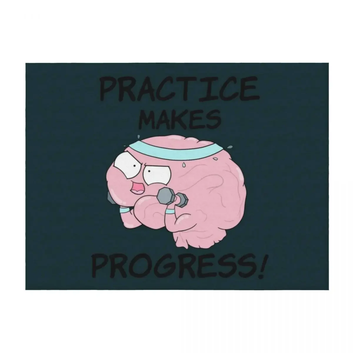 

Practice Makes Progress Throw Blanket Decorative Throw Hair for sofa Bed covers Blankets