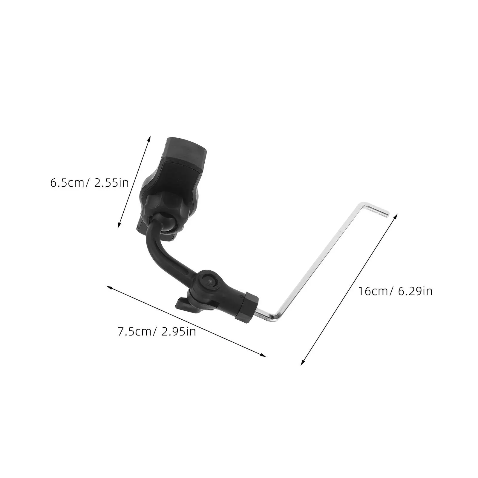 

Saxophone Phone Holder Sturdy Reliable Adjustable Angle Portable Design Compatible Alto Sax Trumpet Clarinet Stand