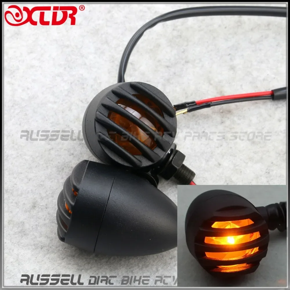 

Motorcycle Turn Signal Indicator For Honda CG125 Suzuki GN125 Cafe Racer Retro Mattle Black Cafe Spare Parts