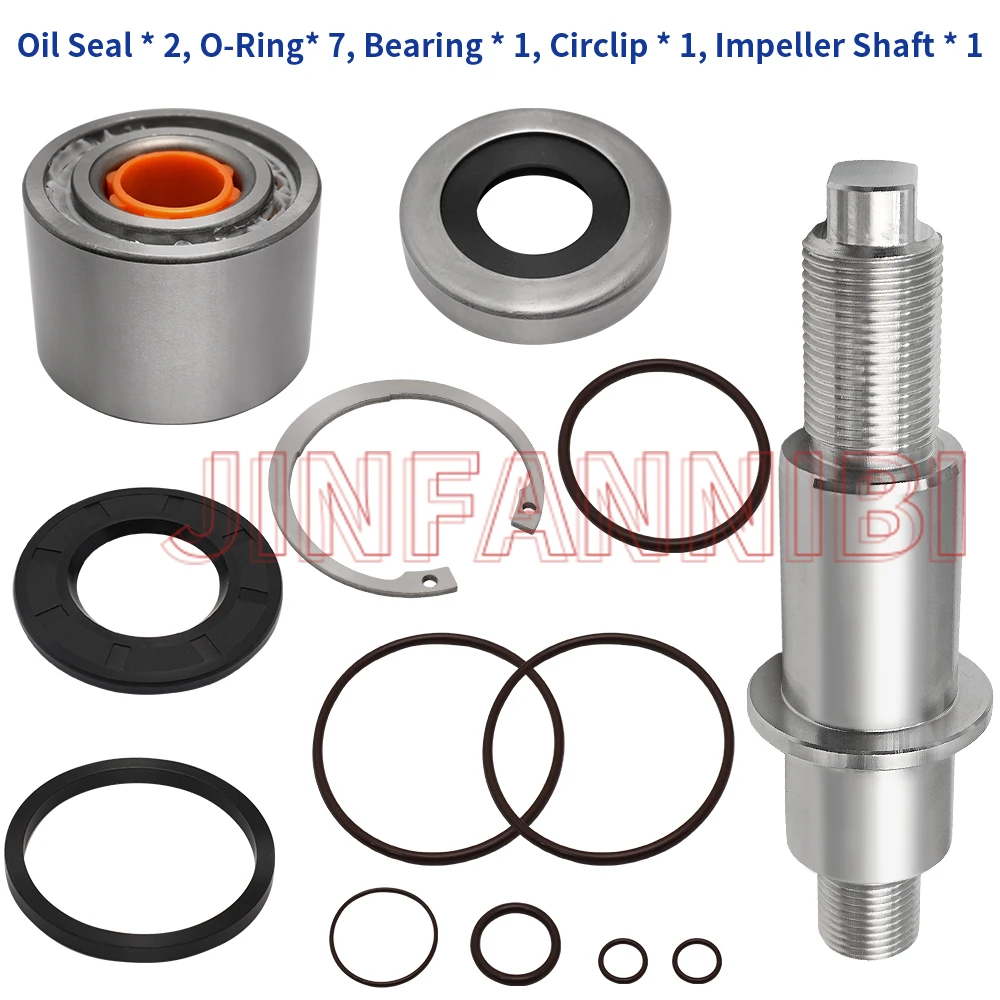 Jet Pump Bearing Seals Rebuild Kit & Impeller Shaft For Sea-Doo WAKE Challenger