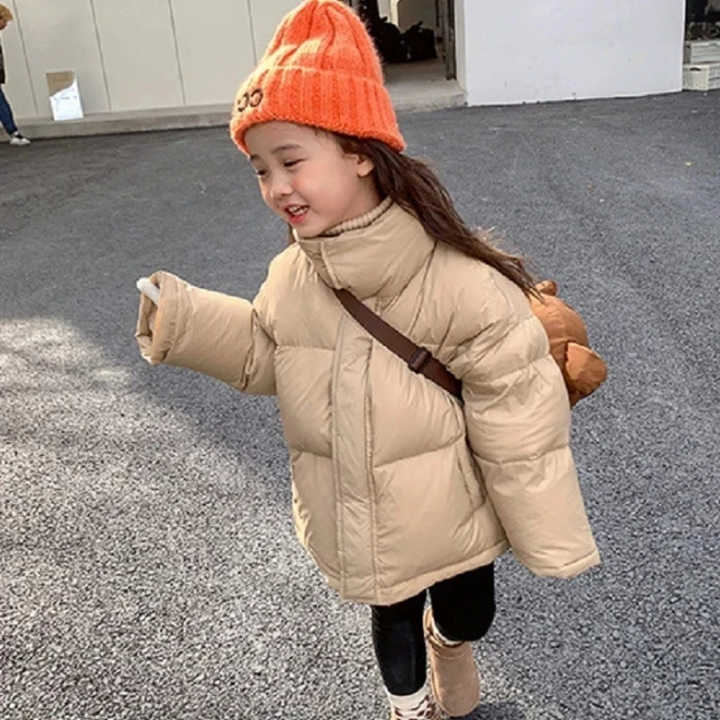 2023 Korean Kids Outerwear Girl Winter Coat Children\'s padding winter jacket children\'s clothing for Toddler Girls Thicken Warm