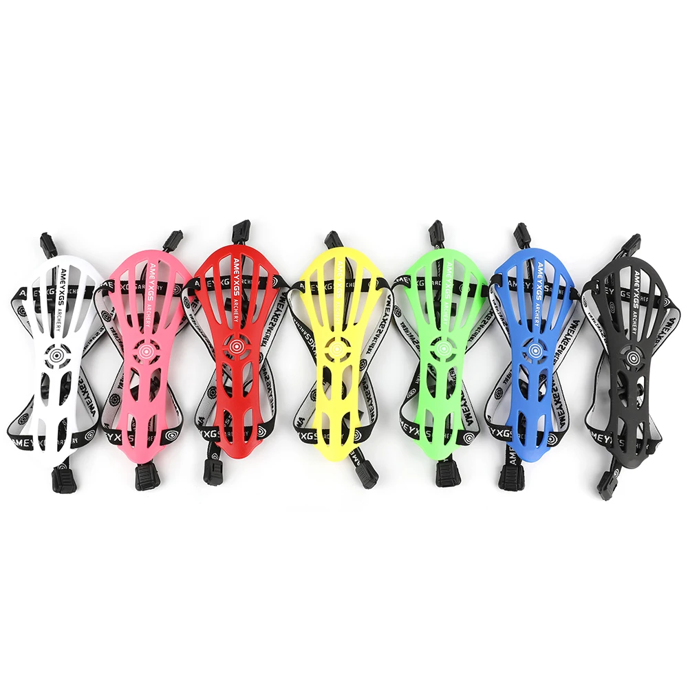 1pc Archery Arm Guard Forearm Protector Gear Adjustable Straps for Bow and Arrow Hunting Shooting Target Protection Accessories