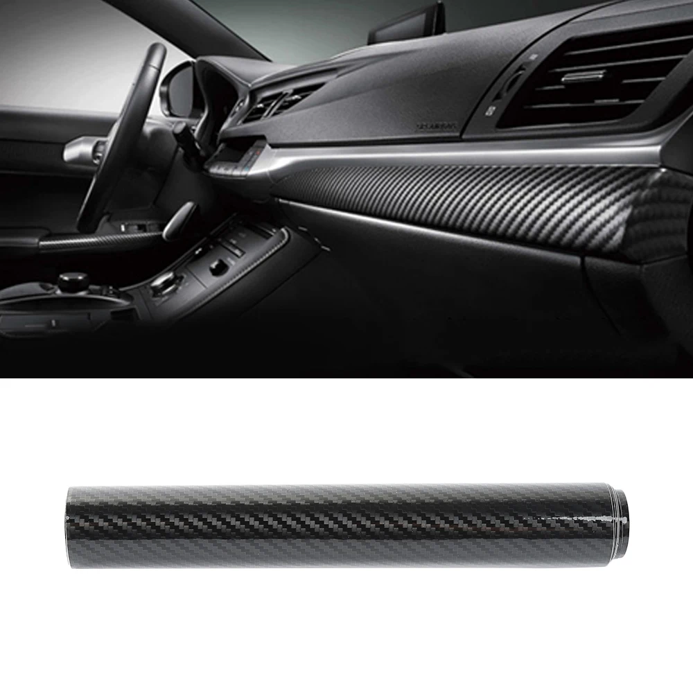 Car Sticker  Glossy Carbon Fiber Vinyl Film Car Wrap Super Glossy 7D Carbon Film with Size 20CM x 152CM Waterproof Film