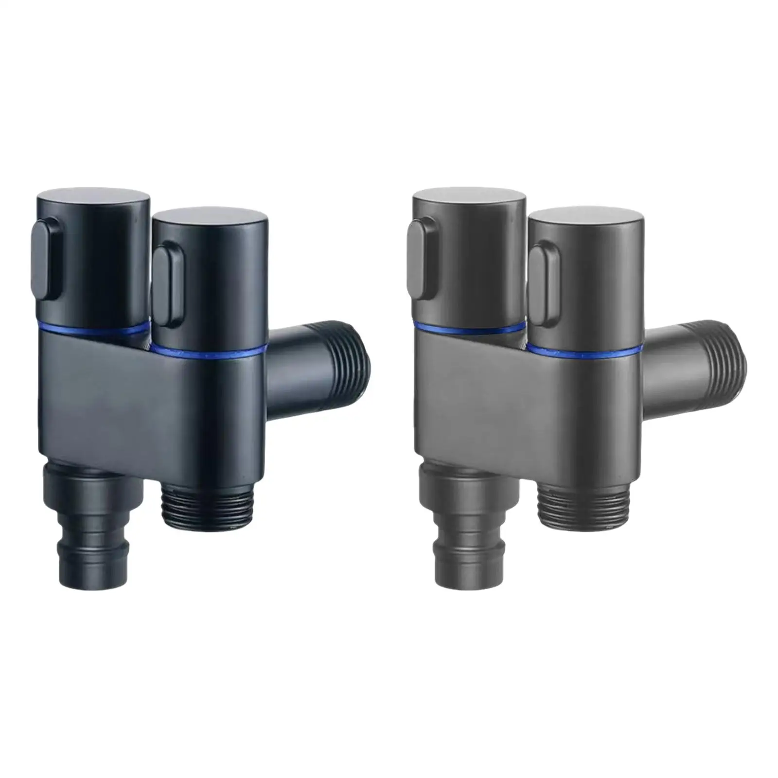 Three Way Angle Stop Valve Thread Filling Angle Valve for Home Basin Kitchen