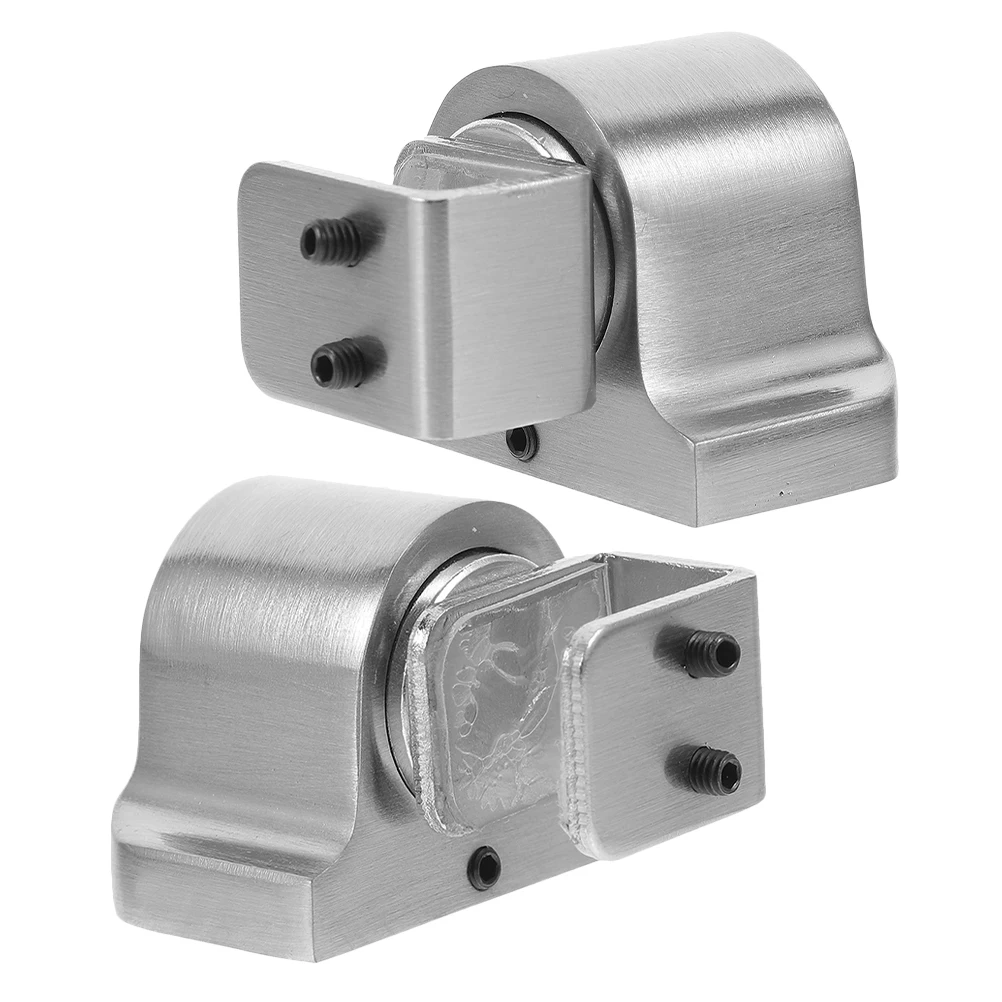 

Sliding Rail Pulley Floor Stopper Shower Bottom Mount Glass Door Guide Silent Durable Easy Installation For Bathroom Sensor