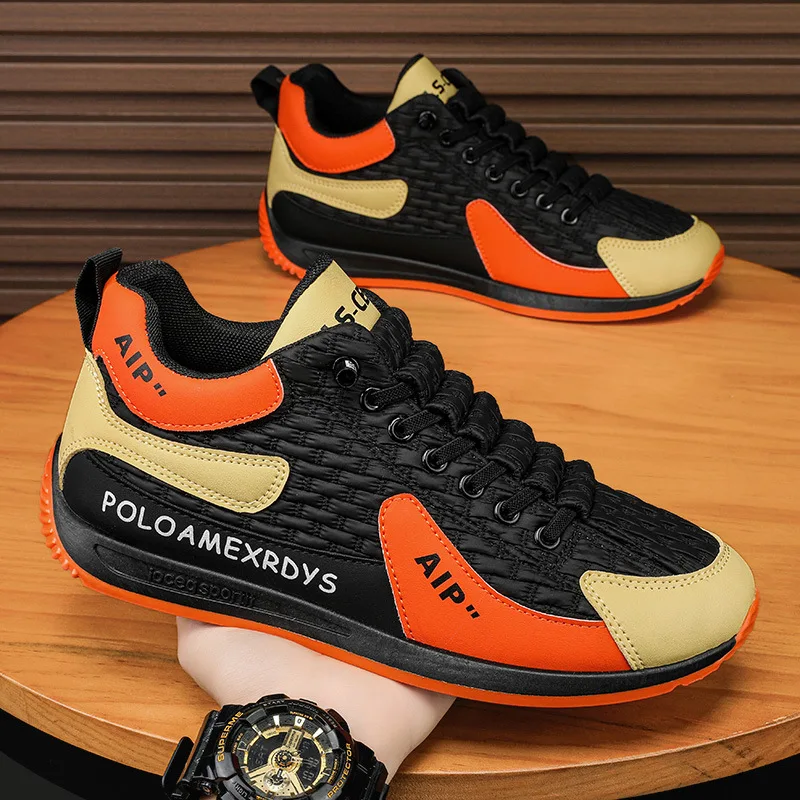 Light Non-slip Luxury Brand Men's Sneakers Men Chunky Sneakers Fashion 2024 Designer Male Casual Board Man's Vulcanize Shoes