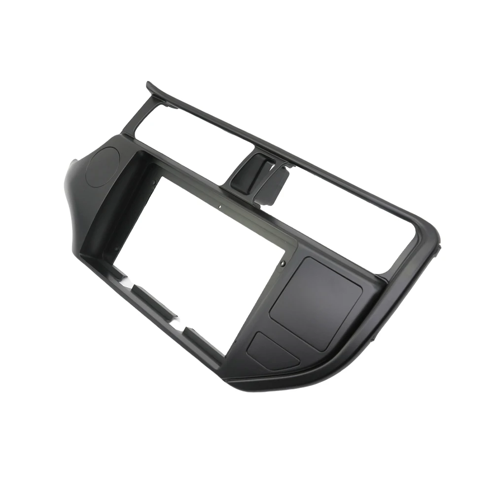 Car 2 Din Audio Radio Fascia Frame For KIA RIO 2012 9 Inch Big Screen Stereo Dash Fitting Panel Trim Kit WITH SRS HOLE