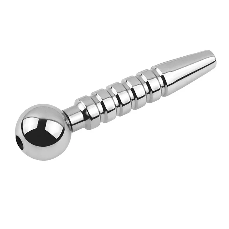 New Stainless Steel Short Urethral Plug Dilator Penis Sounds Masturbators Sex Toys For Men Urethral Stimulator Hollow Penis Plug