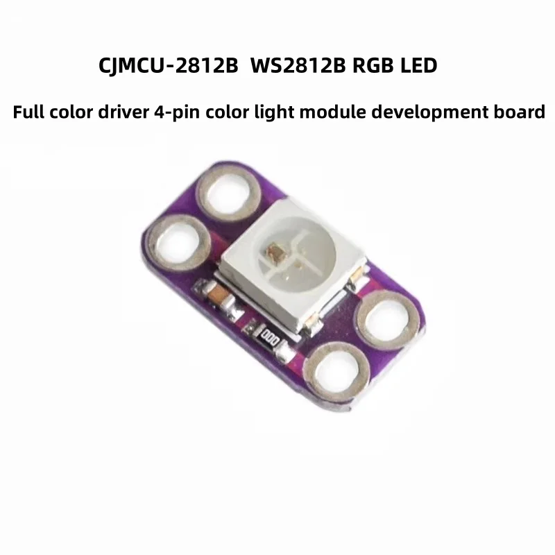 10PCS CJMCU-2812B WS2812B RGB LED full-color driver 4-pin color light module development board