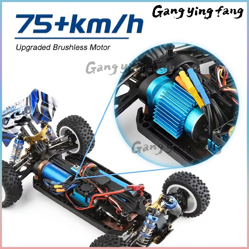 1/12 124017 Wltoys -V8  2.4G Racing RC Cars 4WD Brushless Motor 75Km/H High Speed Remote Control Off-road Drift Toys For Aduit