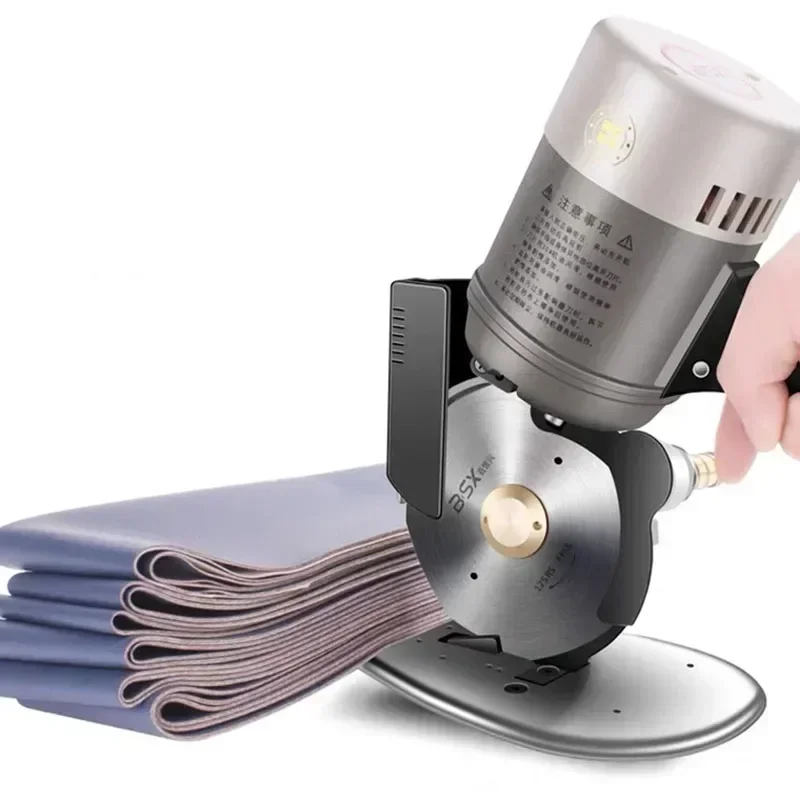 

350W 125MM Electric Round Knife Cutting Machine For Cloth Leather Blanket Fabric Cardboard - Thick Cutting Electric Cutter