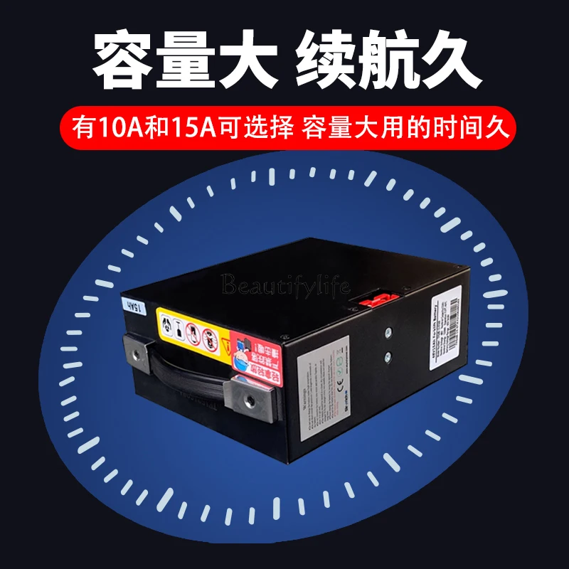 Forklift battery battery Thunder wing lithium battery 48V15A10A charger CBD15 pallet truck