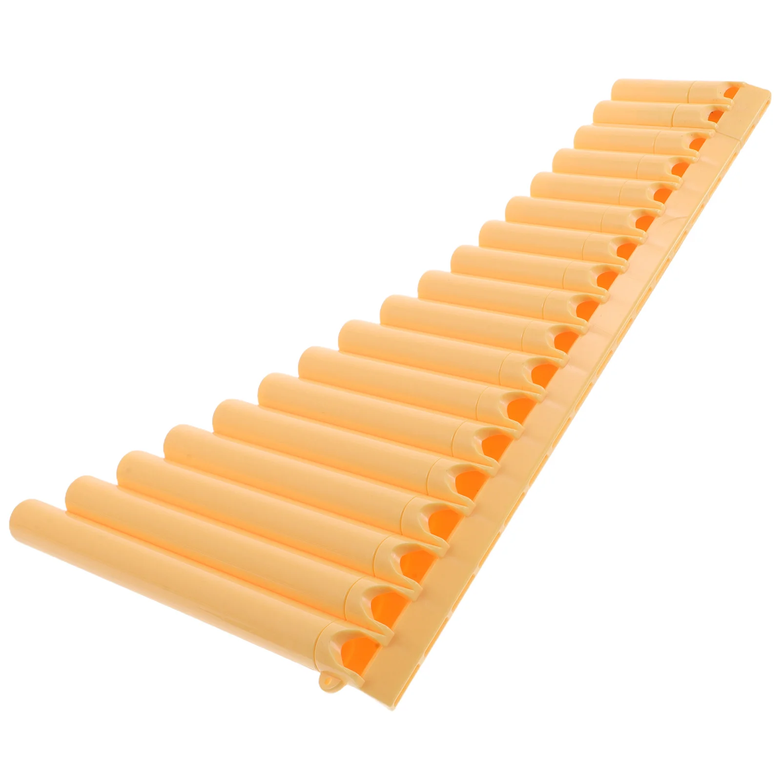 

Vibrant Yellow 16 Pipes Pan Flute Professional Sound Quality Easy Concerts Stage Performance Handmade