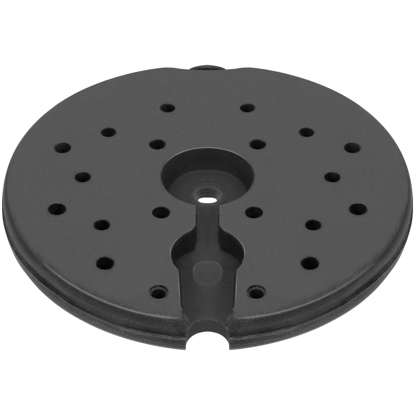 

1pcs Weighted Lamp Base for Floor Desk Lamps Black Office Heavy Duty Plastic Material Easy Installation Compatible Various