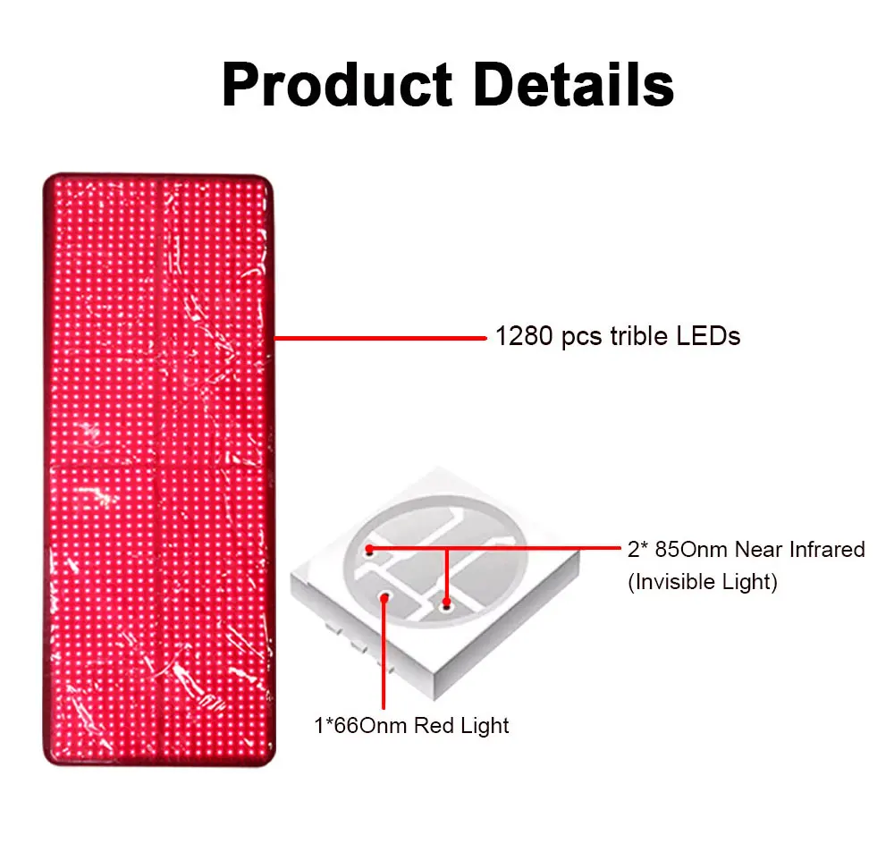 Ideatherapy LED Therapy Mat Sleeping Bag Full Body Red Light Pad Red Light Therapy Blanket Red Light Therapy For Full Body