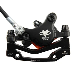 Front Clamp Left Disc Hydraulic Brakes Mountain E-bike Power Off Xod Long Oil Tube 1100mm 160 140 Brake Handle Accessories