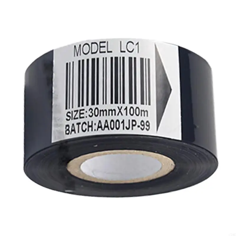 100M Continuous Printing Ribbon Belt Heat Resistant For 241S TJ08,DY8,DY6 Manual Electric Pneumatic Coding Machines C7AC