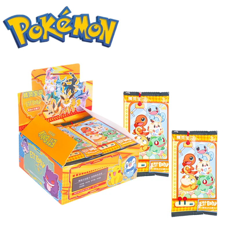 

In Stock Pokemon Anime Game Elf Card Luxury Pet Card Collection Exchange Gift Box Card Toy Children'S Hobbies Kid Christmas Gift