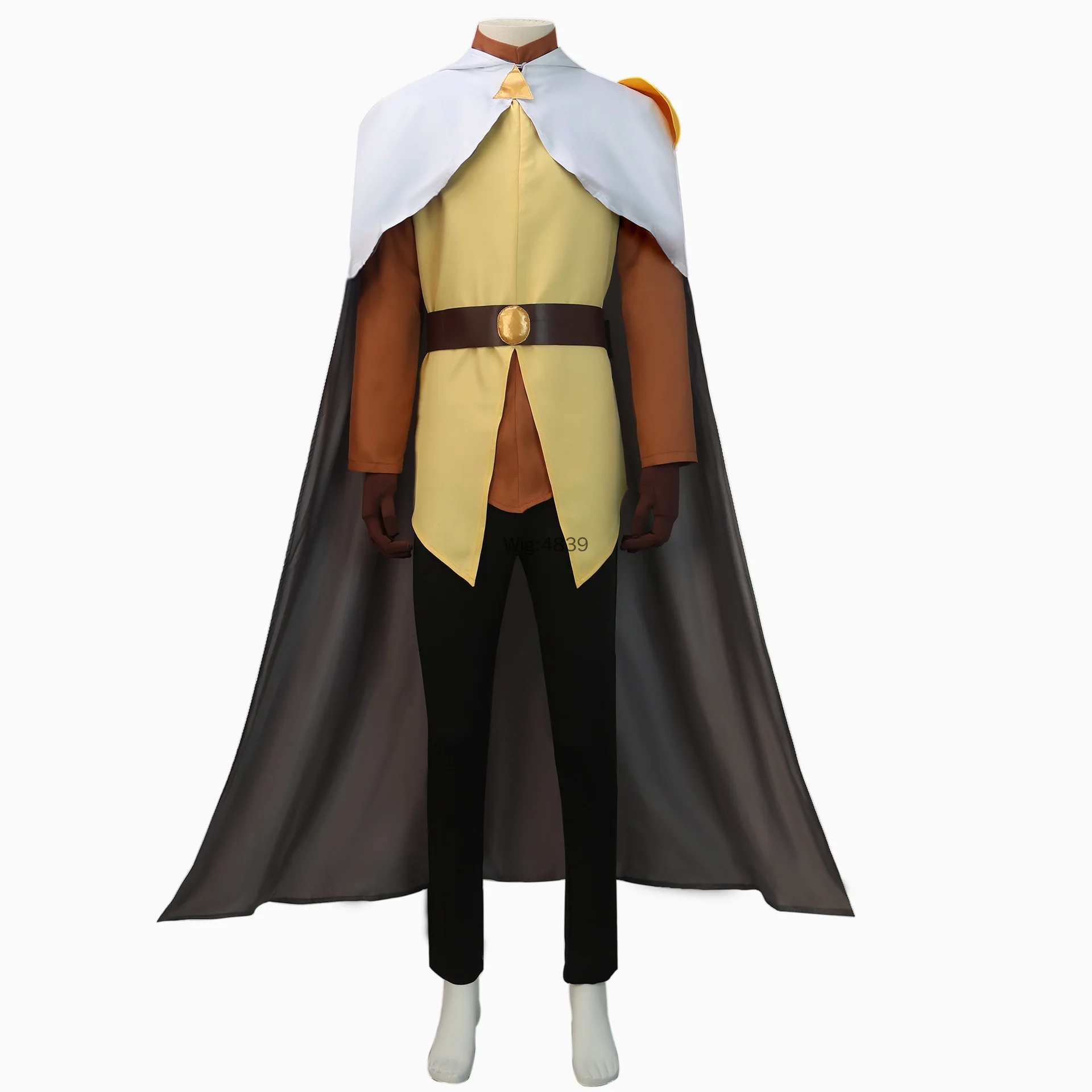 Disfraz de Cosplay de Anime The Owl TOH Luz Hunter House 3, traje con capa de cazador, disfraz de guardia dorada, traje con capa, traje de Halloween, chal