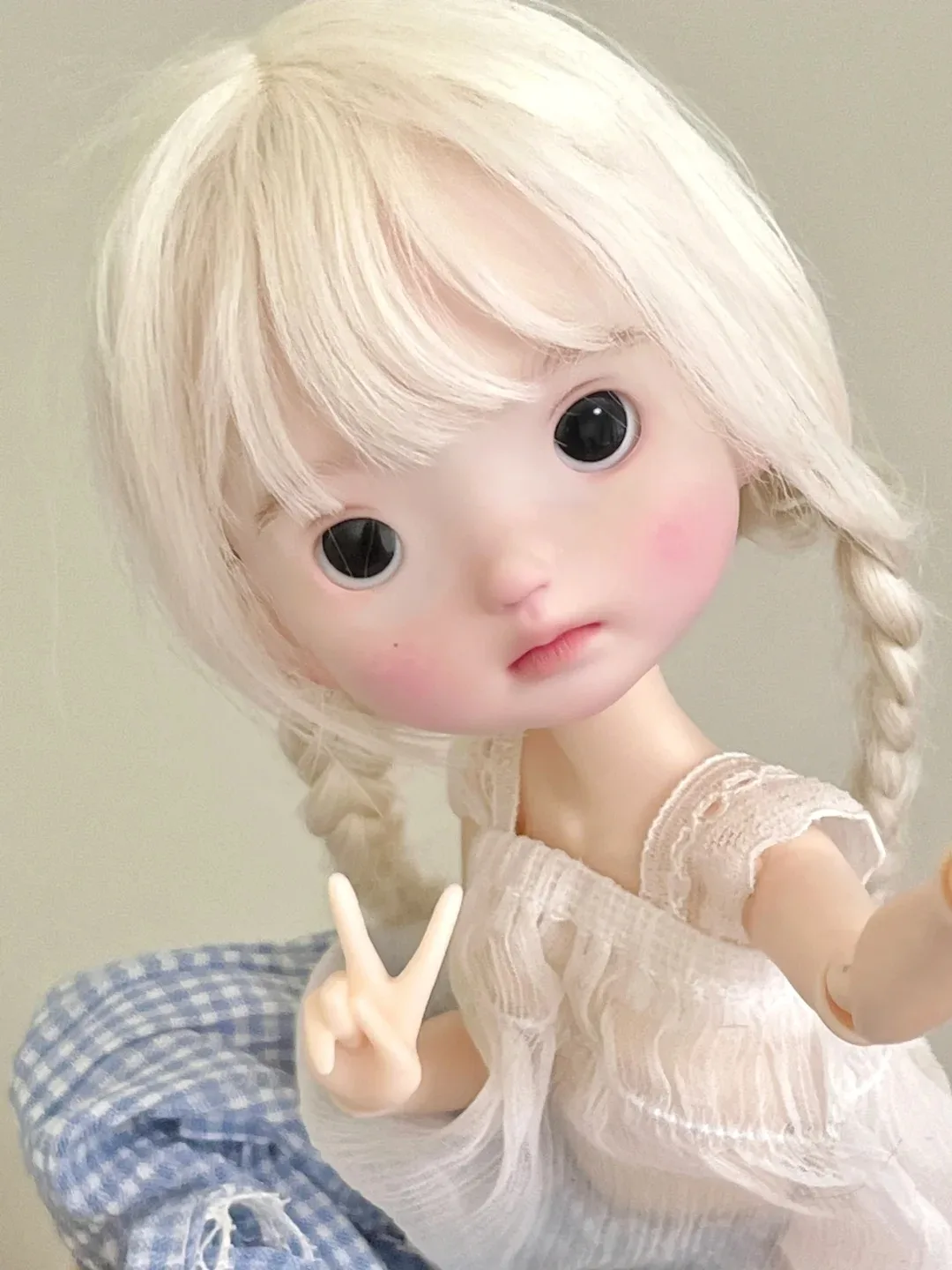 Custom new Qbaby 1/6 bjd doll nuonuo nimo Girl Makeup is optional for high quality Spot free shipping