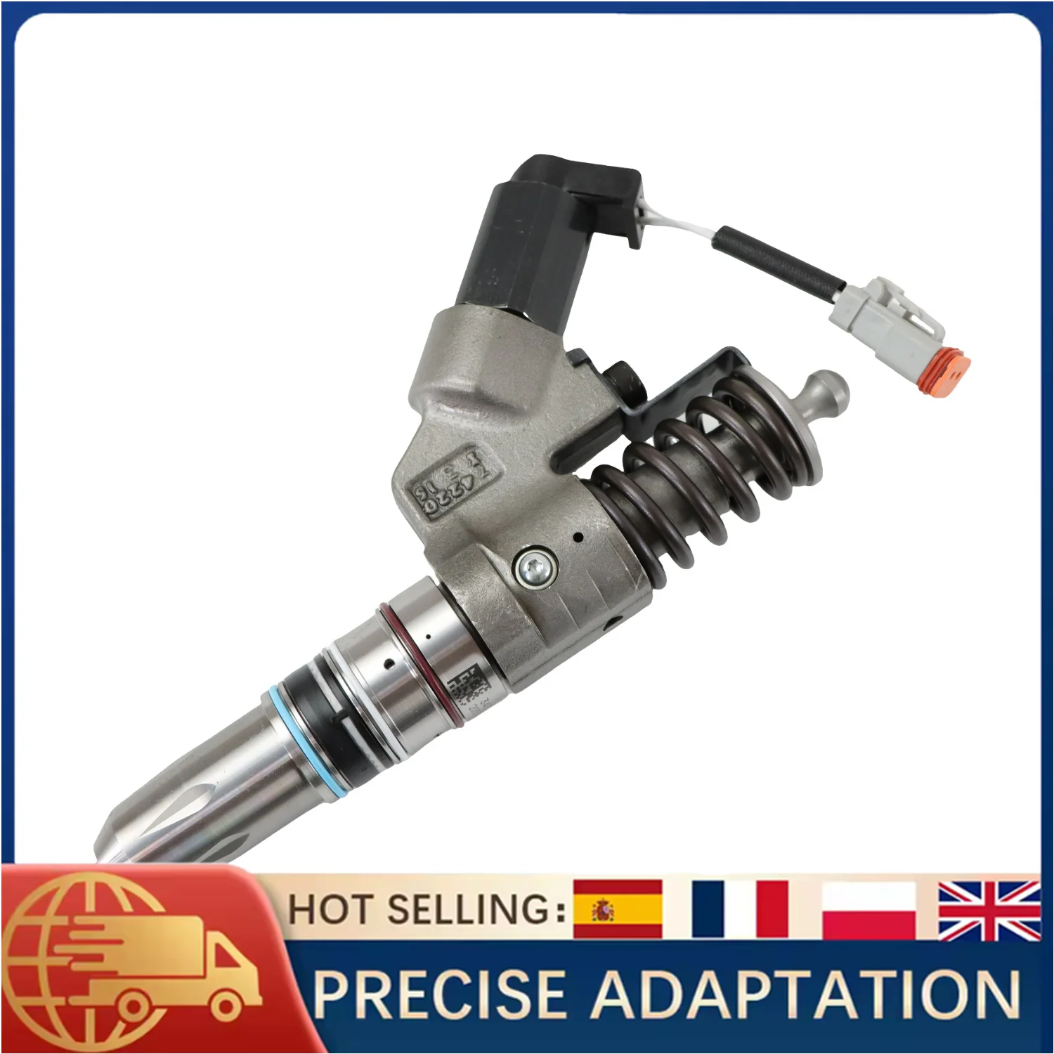 VMAuto&parts storeFuel Injector for Cummins Engine ISM QSM M11 3411756 3411753 3411753RX 3411756RX 4088384 4902921