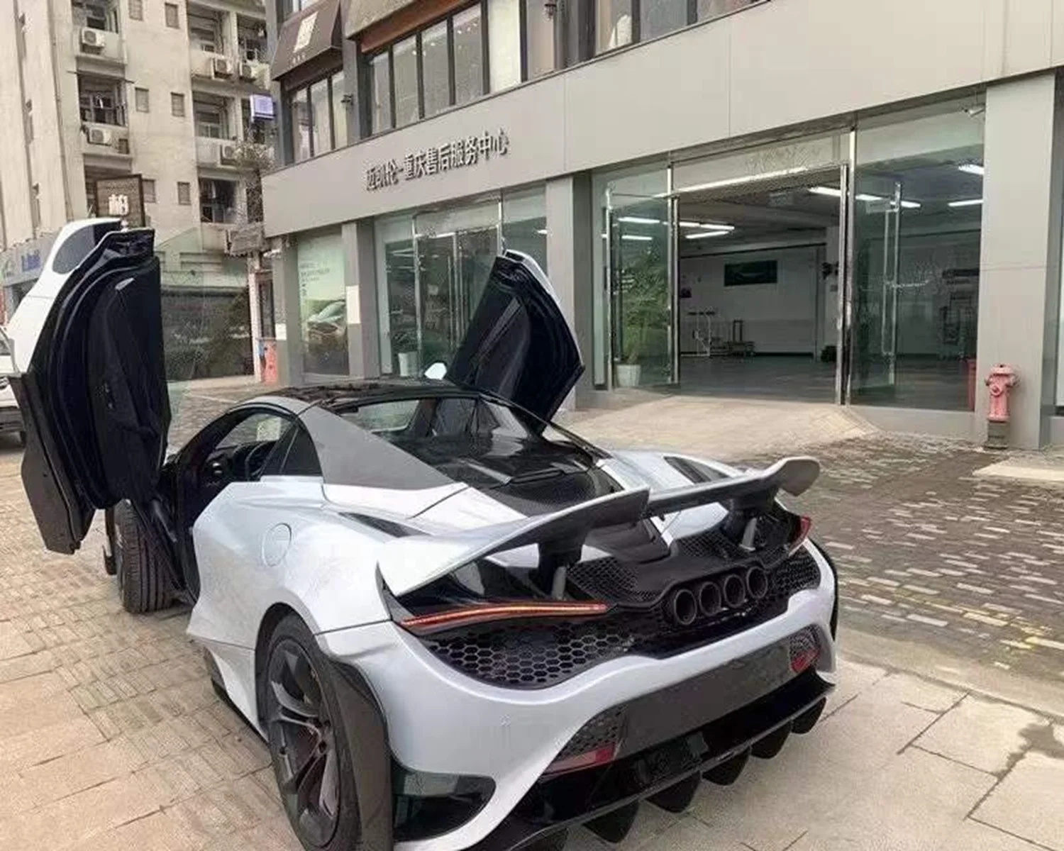 720S Upgrade 765 765LT Car Bumper Front Lip Diffuser Side Skirts Bodykit Full Body Kit Set Face Lift Facelift For McLaren 720S